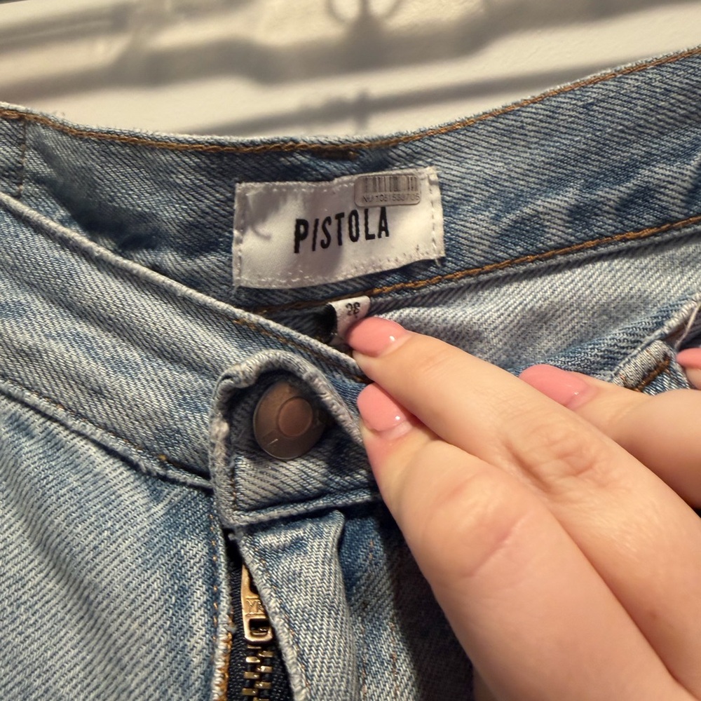 Pistola Light Wash Straight Leg Jeans - 28 - Picture 2 of 5